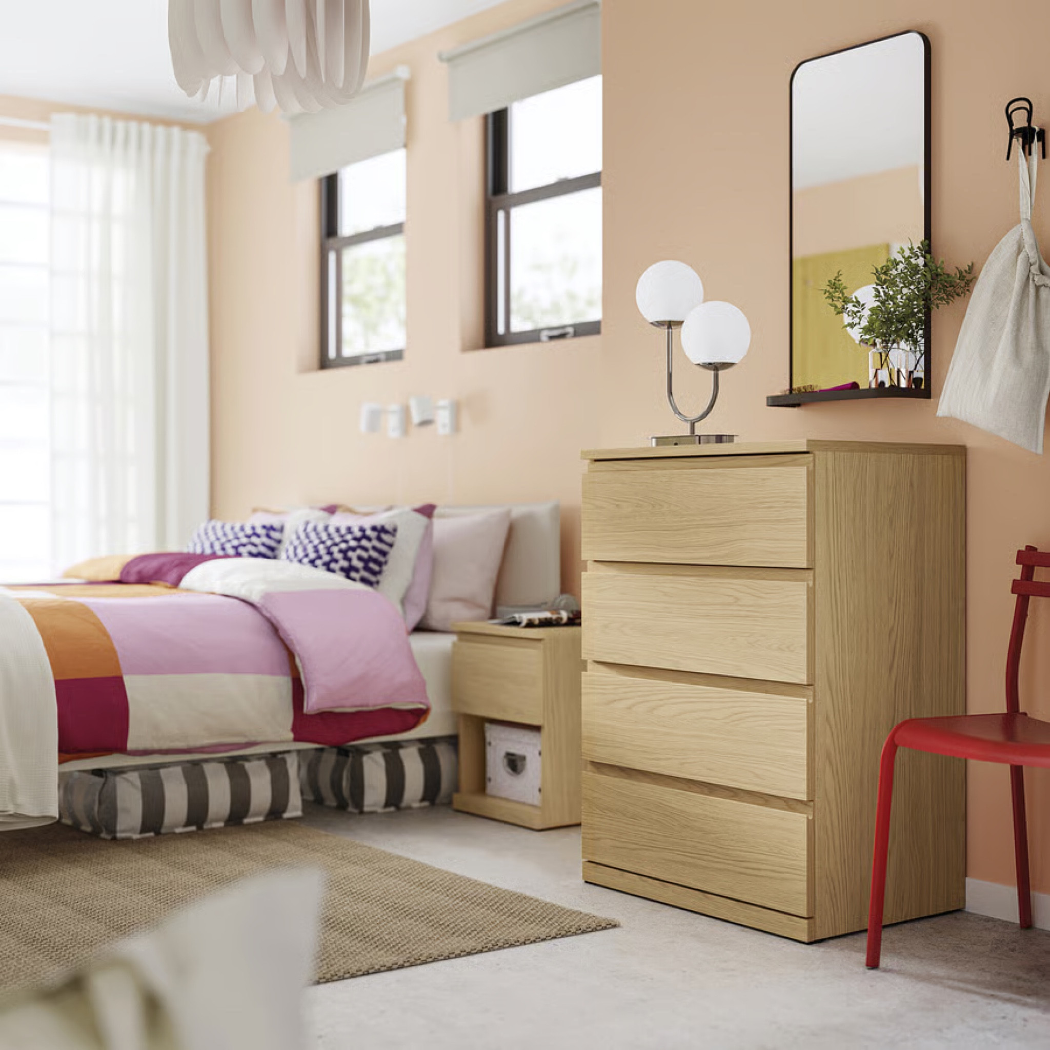 I clicked 3 together to create a long dresser with 12 drawers. Looks very chic and like real wood. The ones I bought sold out, but here are some options similar 

#LTKHome #LTKFamily #LTKBaby