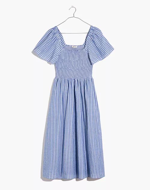 Lucie Smocked Midi Dress | Madewell