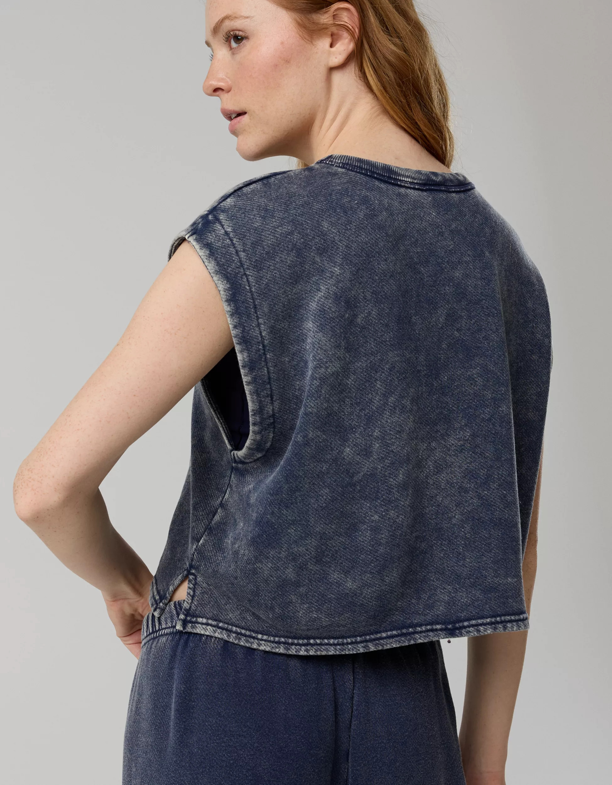 OFFLINE By Aerie Keep It 100 Terry Muscle T-Shirt | Aerie