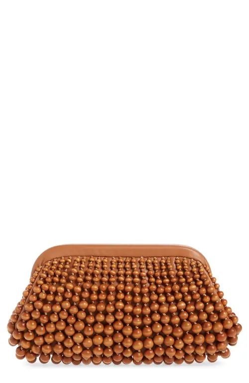 Cult Gaia Nia Clutch in Chestnut at Nordstrom | Nordstrom