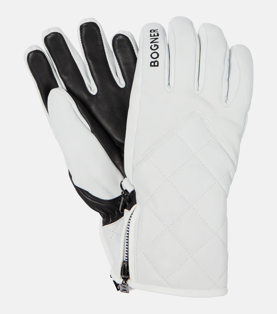 Bogner Dana quilted leather ski gloves | Mytheresa (UK)