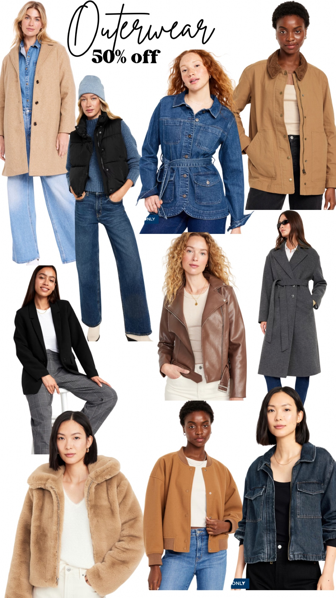 50% off all of this Fall out wear today only! Some great deals! 

| fall jackets | fall coats | fall fashion | fall outerwear | fall trends | everyday looks | affordable fashion | 

#LTKFindsUnder50 #LTKSaleAlert #LTKSeasonal