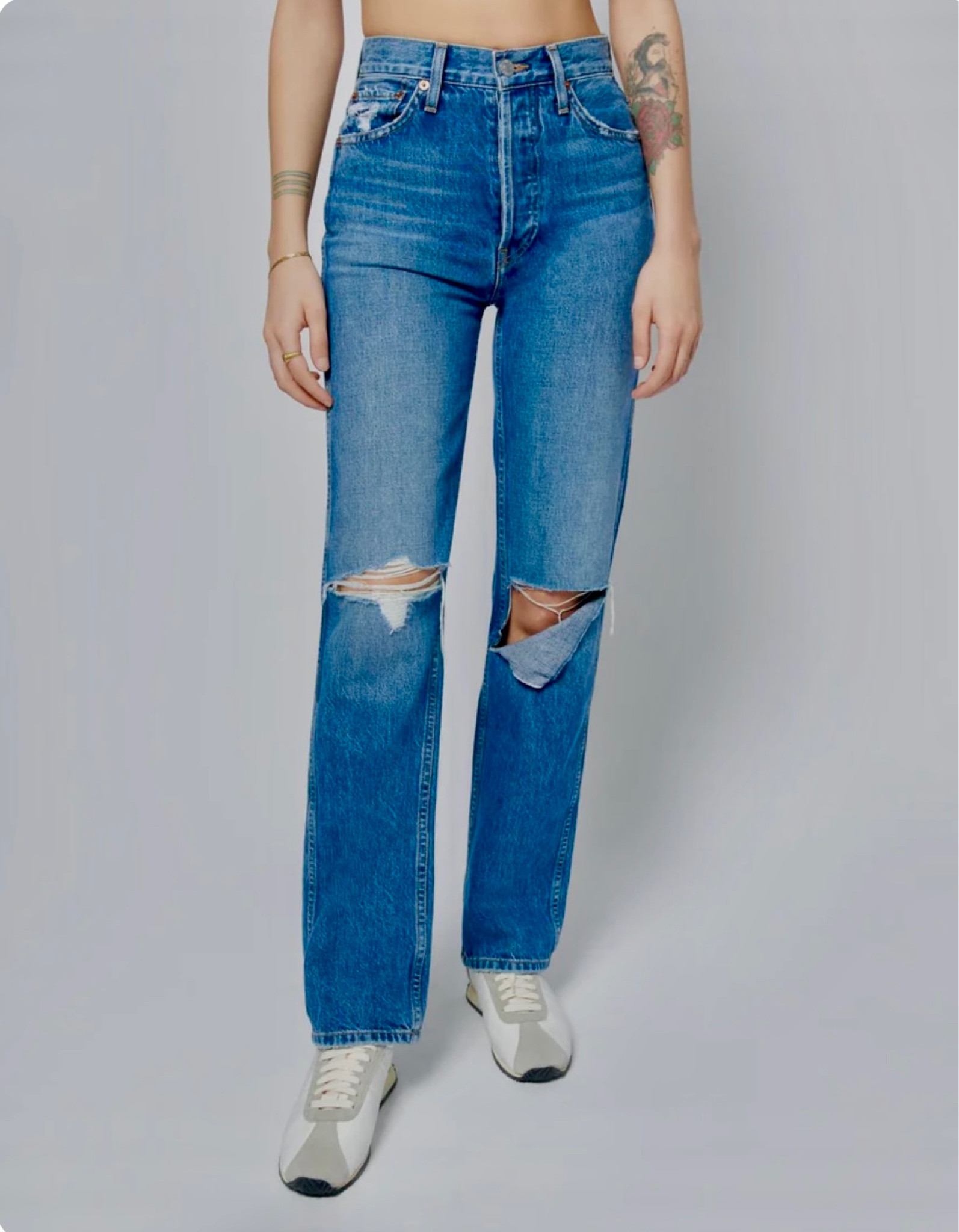 Redone loose jeans, run true to size