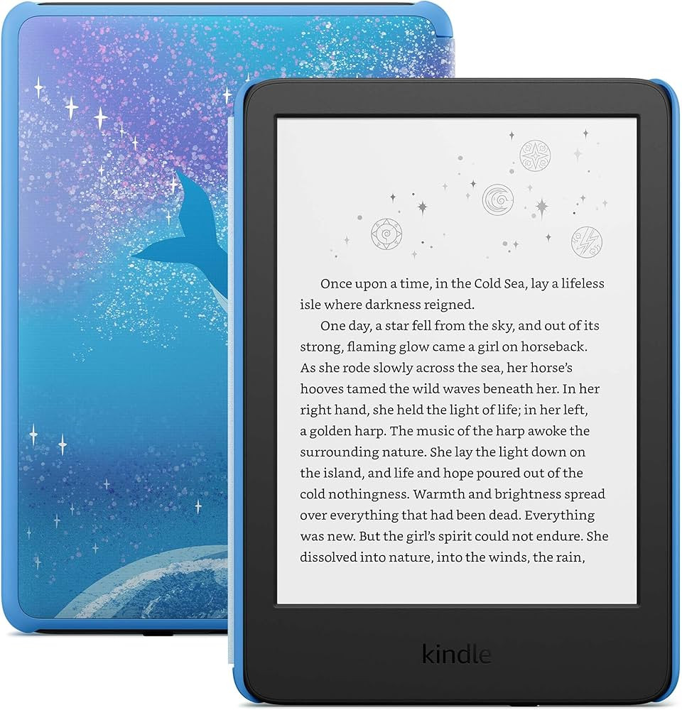 Amazon Kindle Kids 16GB (newest model) - If it breaks, we will replace it, includes ad-free books... | Amazon (US)
