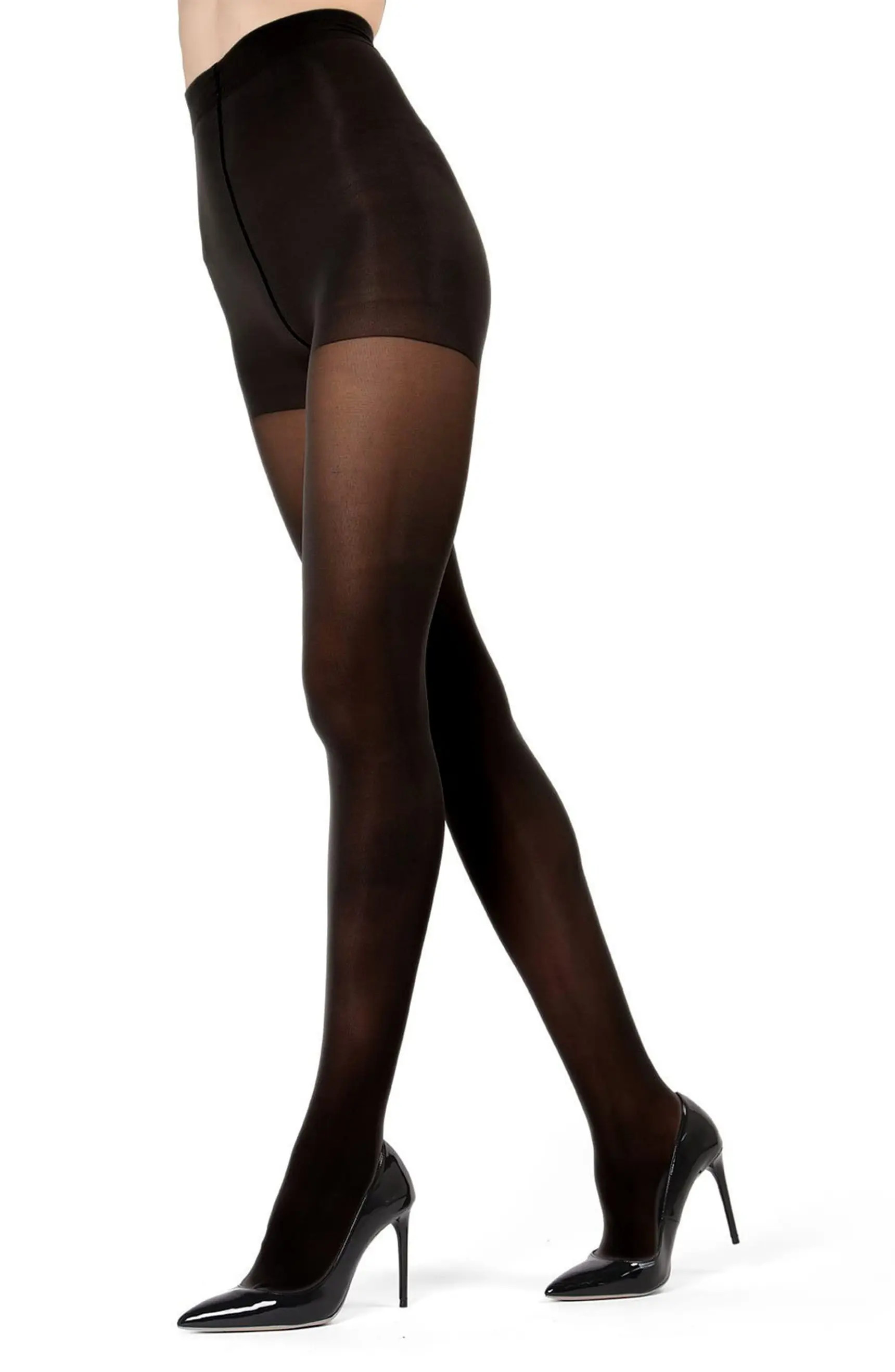 Perfectly Opaque Control Top Tights | Nordstrom