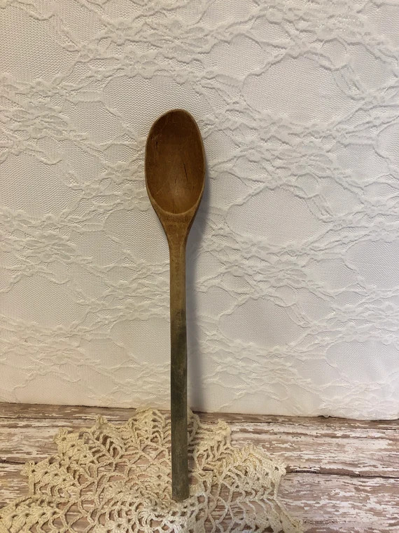 Vintage Wooden Spoon | Etsy | Etsy (US)