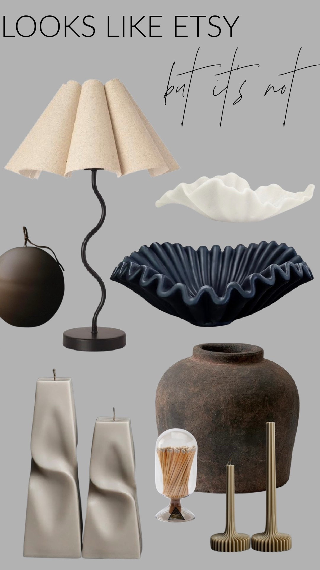 These look like Etsy finds… but they’re all Amazon.
Sculptural, moody, neutral pieces that instantly elevate a space without feeling trendy or overdone.

Perfect for styling shelves, consoles, nightstands, or that one spot that just needs something.
High-end look, easy price point.

I linked all my favorites here 🤎


#LTKHome #LTKSaleAlert