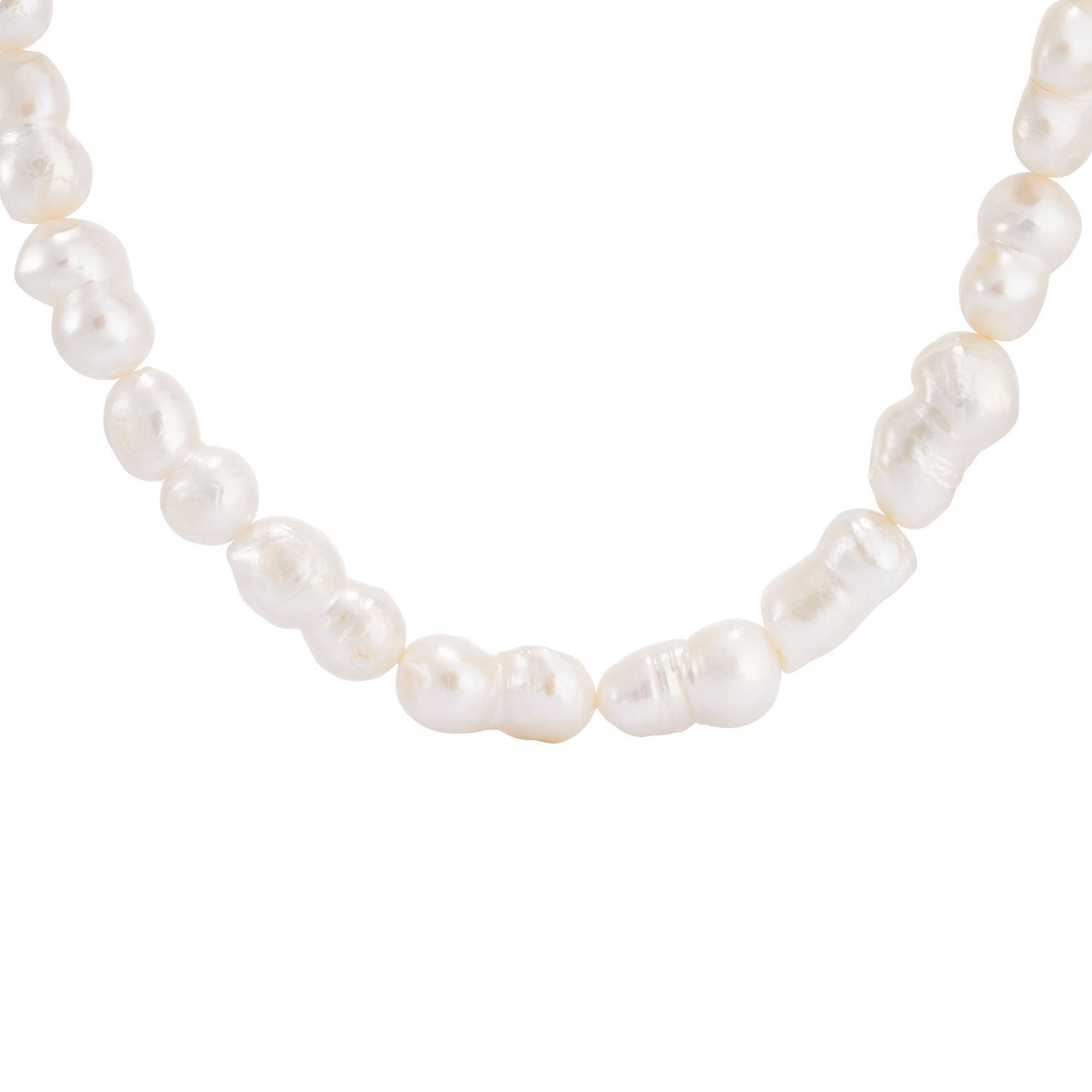 Marlee Necklace - Worn Gold/White | Oroton | Oroton