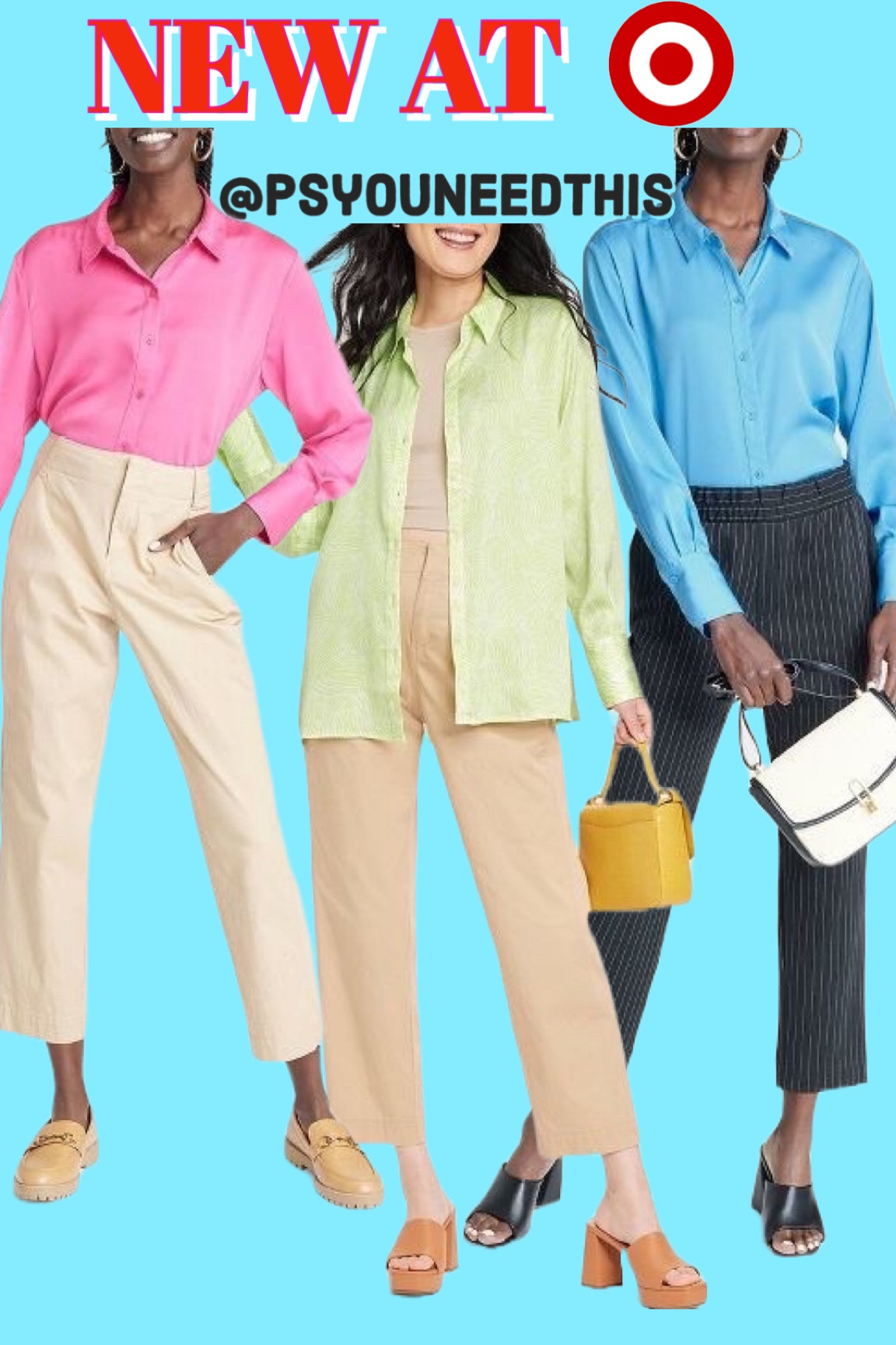 Love the colors in this Target oversized satin button down - so cute for the office or with jeans at night!

#LTKunder50 #LTKworkwear #LTKSeasonal