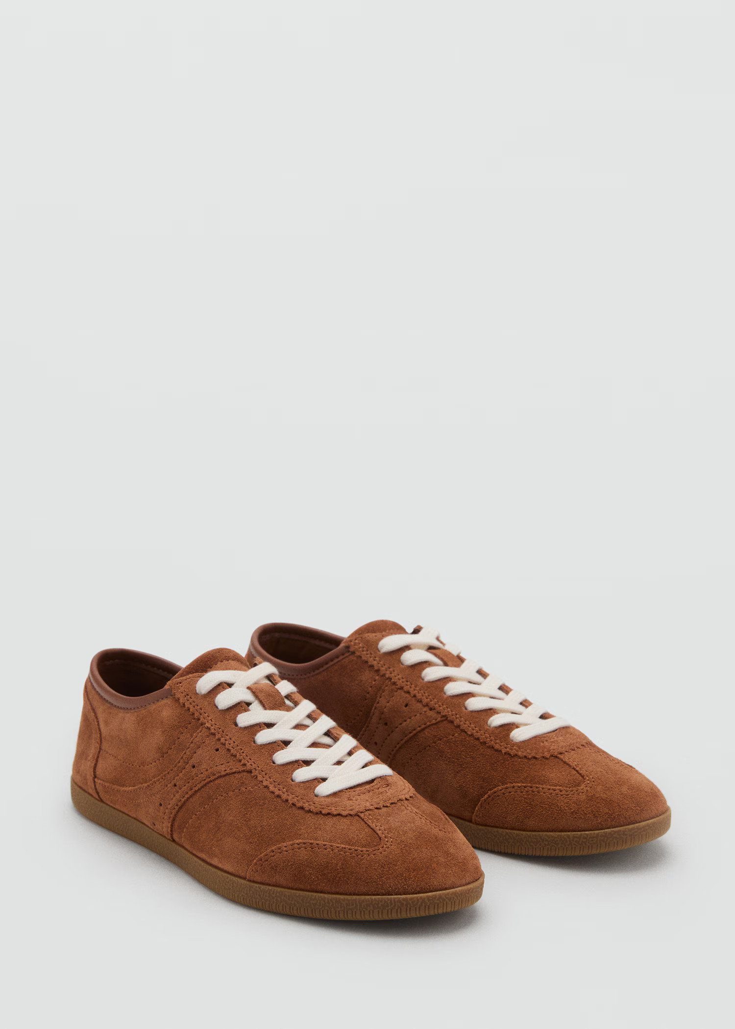 Suede trainers - Women | MANGO United Kingdom | MANGO (UK)