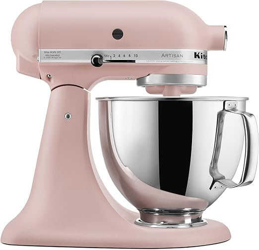 KitchenAid Artisan Series Stand Mixer, 5 Quart, Feathered Pink​ | Amazon (US)