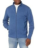 Amazon Essentials Men's Full-Zip Fleece Mock Neck Sweatshirt | Amazon (US)