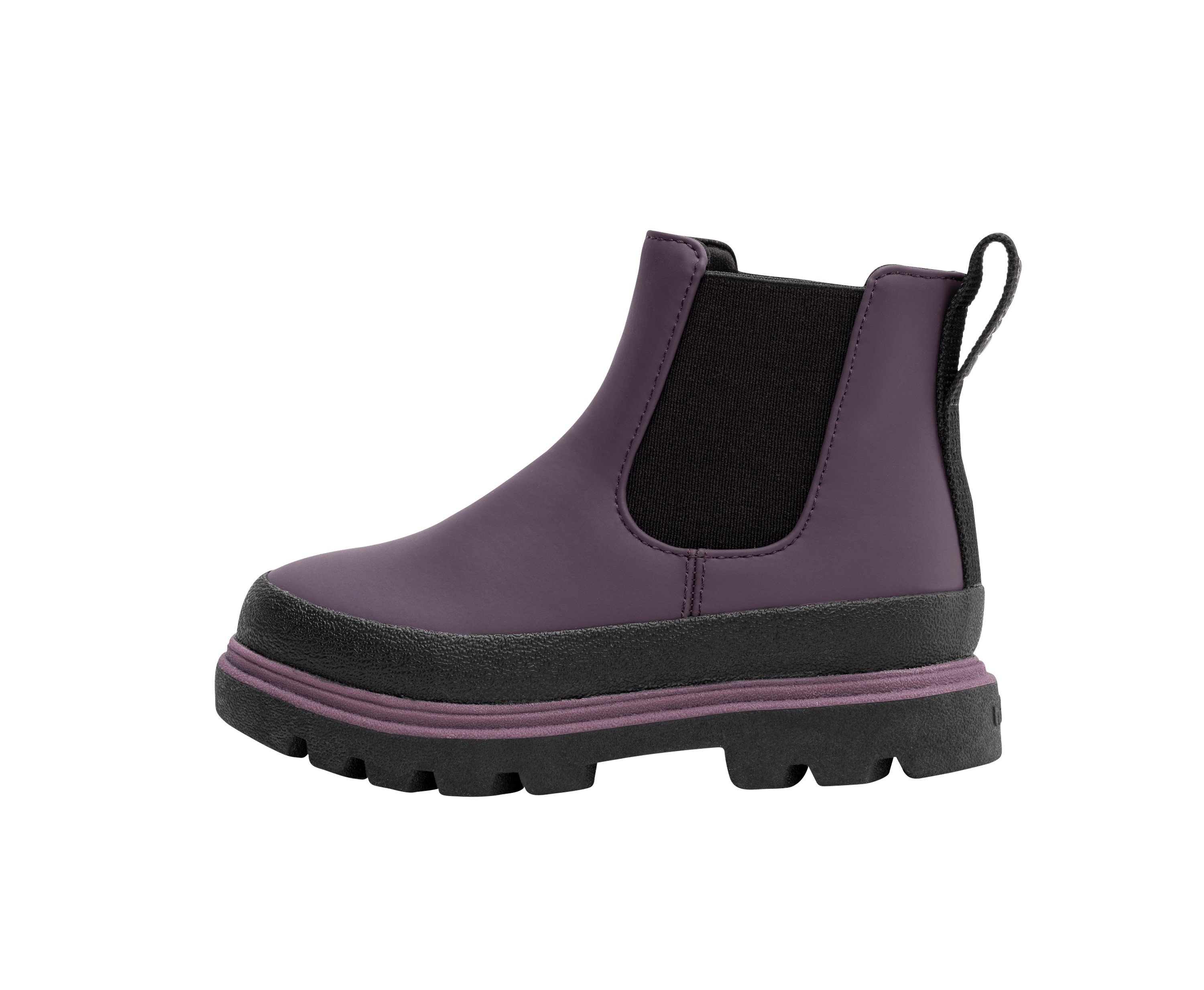 Native Shoes Kensington Chelsea Child Boots in Velvet Purple/Jiffy Black/Plum Purple | Vegan | Native Shoes