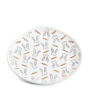 13in Bouncing Bunny Egg Dinner Plate | TJ Maxx