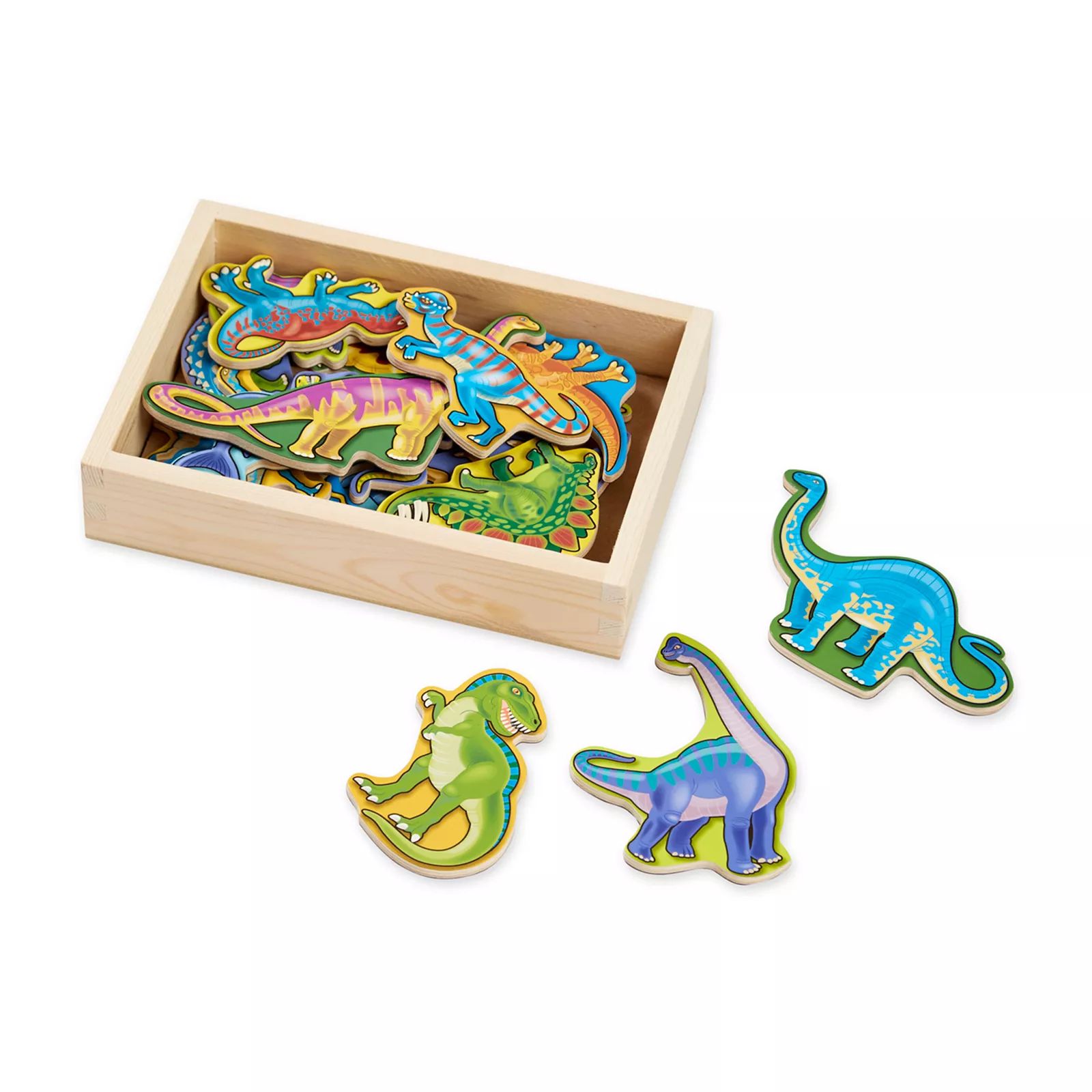 Melissa & Doug Magnetic Wooden Dinosaur Set | Kohl's