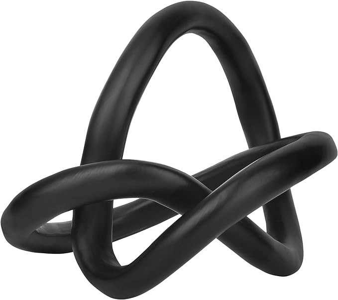 juju Knot Decor Black and Gold Decor - Gold Decor Black Decor for Living Room - Black Home Decor ... | Amazon (US)