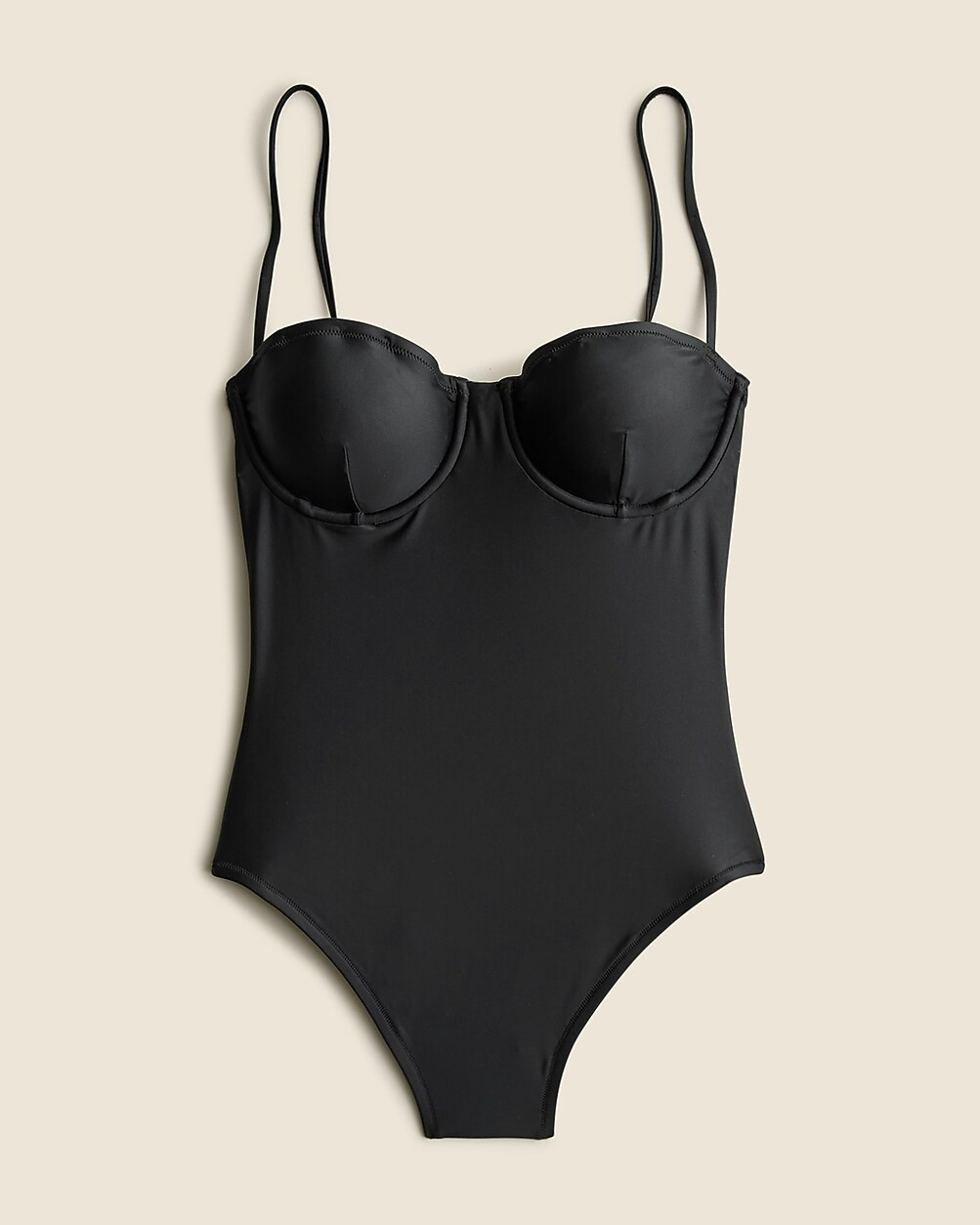 Balconette underwire one-piece swimsuit | J. Crew US