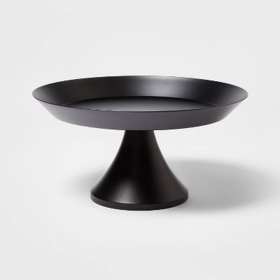 6"x12" Steel Cake Stand Coated Black - Hyde & EEK! Boutique™ | Target