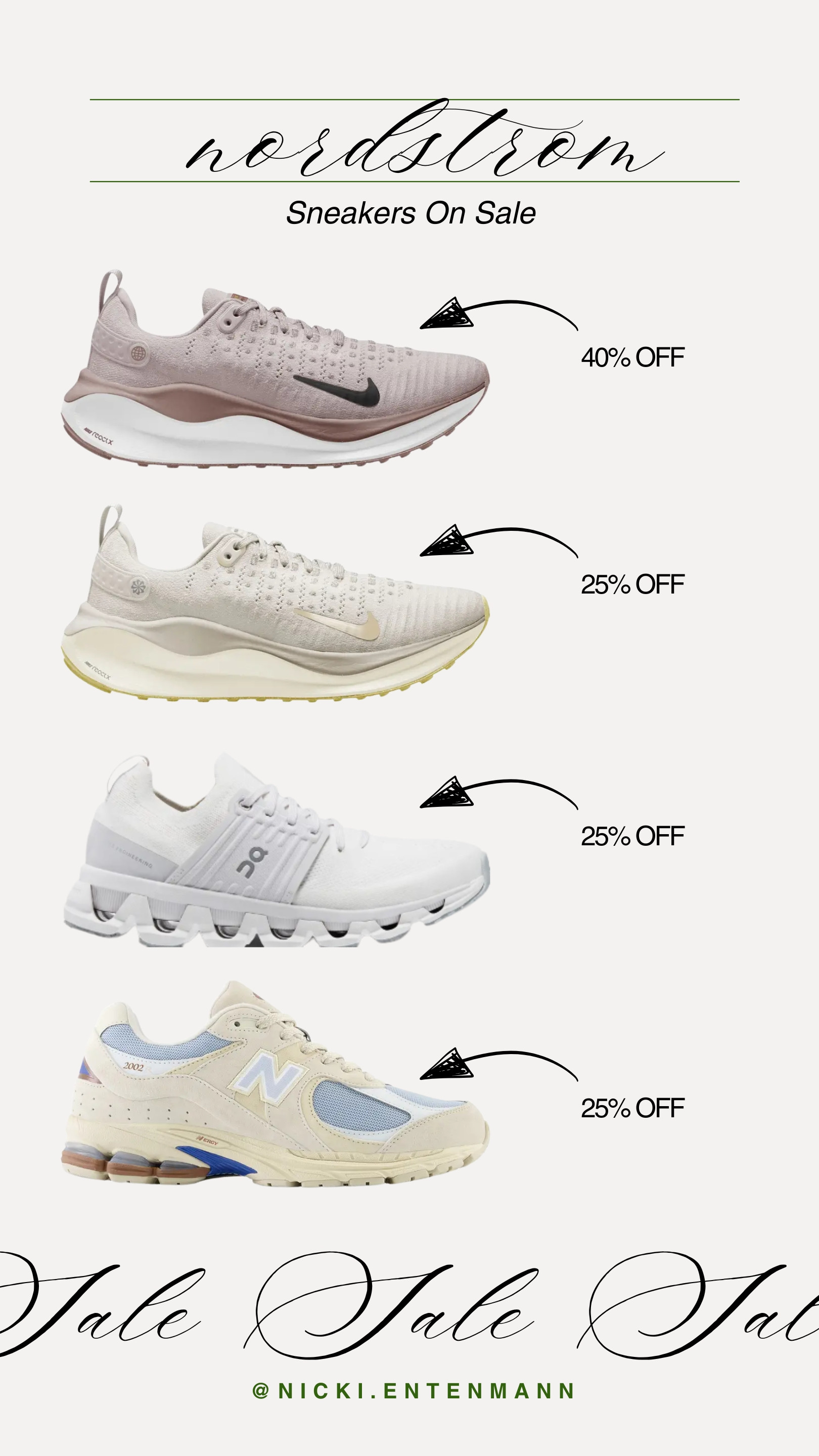 Score your new favorite sneakers at Nordstrom’s sale! From sleek styles to comfy fits, these deals are too good to miss. Perfect for running errands or running to the gym! 👟🎉

Nordstrom sneakers, sneaker sale, athletic shoes, comfy sneakers, trendy footwear, sportswear, workout shoes, sneaker deals, fashion sneakers, on-sale shoesScore your new favorite sneakers at Nordstrom’s sale! From sleek styles to comfy fits, these deals are too good to miss. Perfect for running errands or running to the gym! 👟🎉

Nordstrom sneakers, sneaker sale, athletic shoes, comfy sneakers, trendy footwear, sportswear, workout shoes, sneaker deals, fashion sneakers, on-sale shoes 

 #LTKSaleAlert #LTKStyleTip #LTKShoeCrush