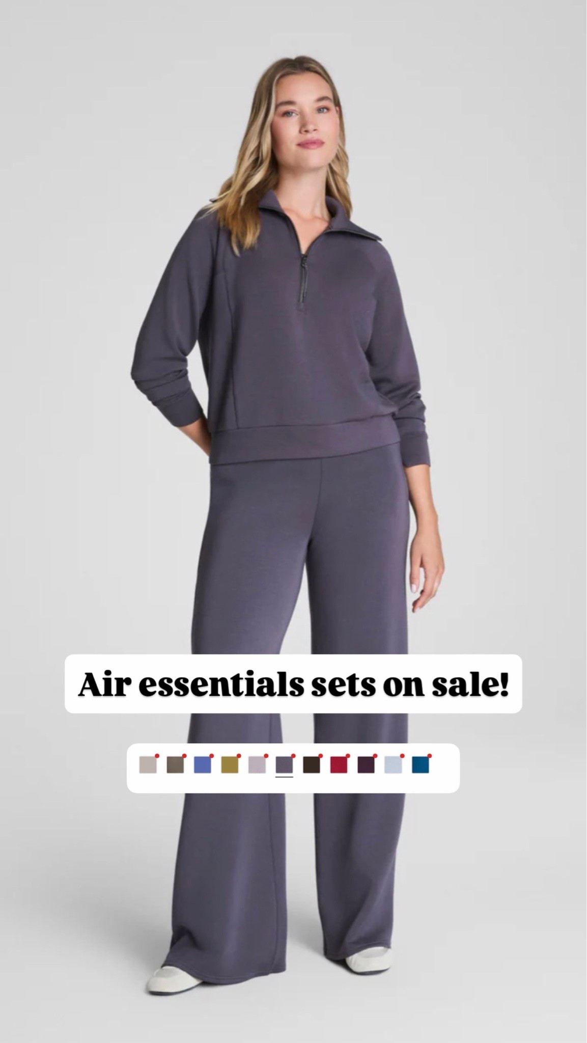 There are tons of colors on sale in the air essentials matching that from Spanx! I do XS petite in pants and XS in tops!

#LTKootd #LTKPetite #LTKTravel