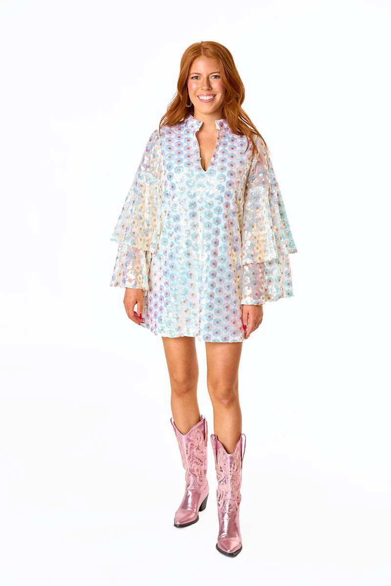 Gayle Long Sleeve Mini Dress - Top Notch | BuddyLove