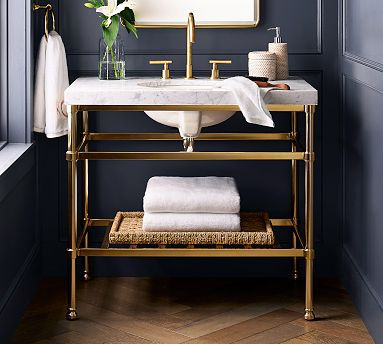 Everson 36" Single Sink Vanity | Pottery Barn (US)