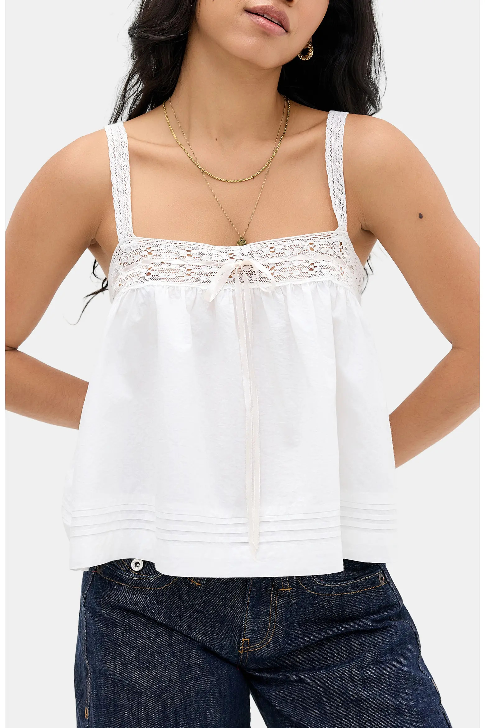 Broderie Cotton Camisole (Women) | Nordstrom | Nordstrom
