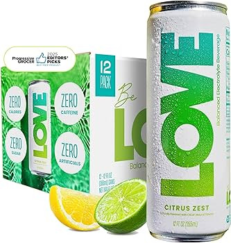 Be LOVE Balanced Electrolyte Beverage with Magnesium, Potassium & Sodium - Purified Still Beverag... | Amazon (US)