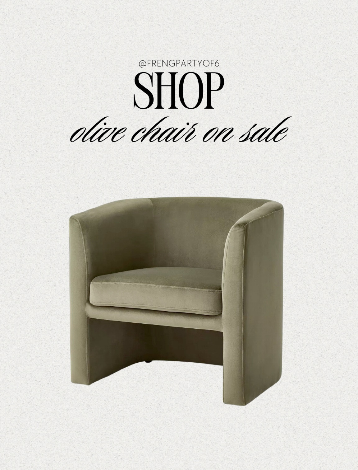 Everyone’s favorite Vernon chair from target is on sale in the Olive color! Such a pretty chair, we have the brown velvet and it’s super comfortable and hold up well with kids  

#LTKHome #LTKSaleAlert