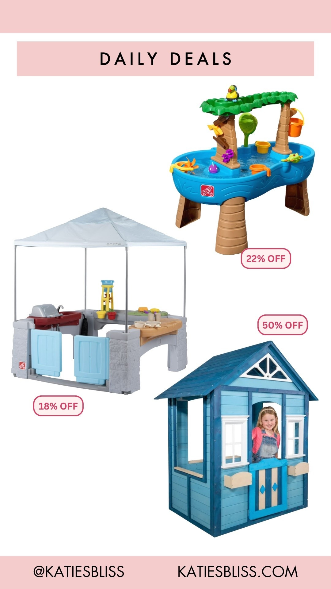 Daily deals ✨

Walmart. Deal. Sale. Rollback. Markdown. Toy. Kids. Outdoor toys. Play house. 



#LTKSaleAlert #LTKKids