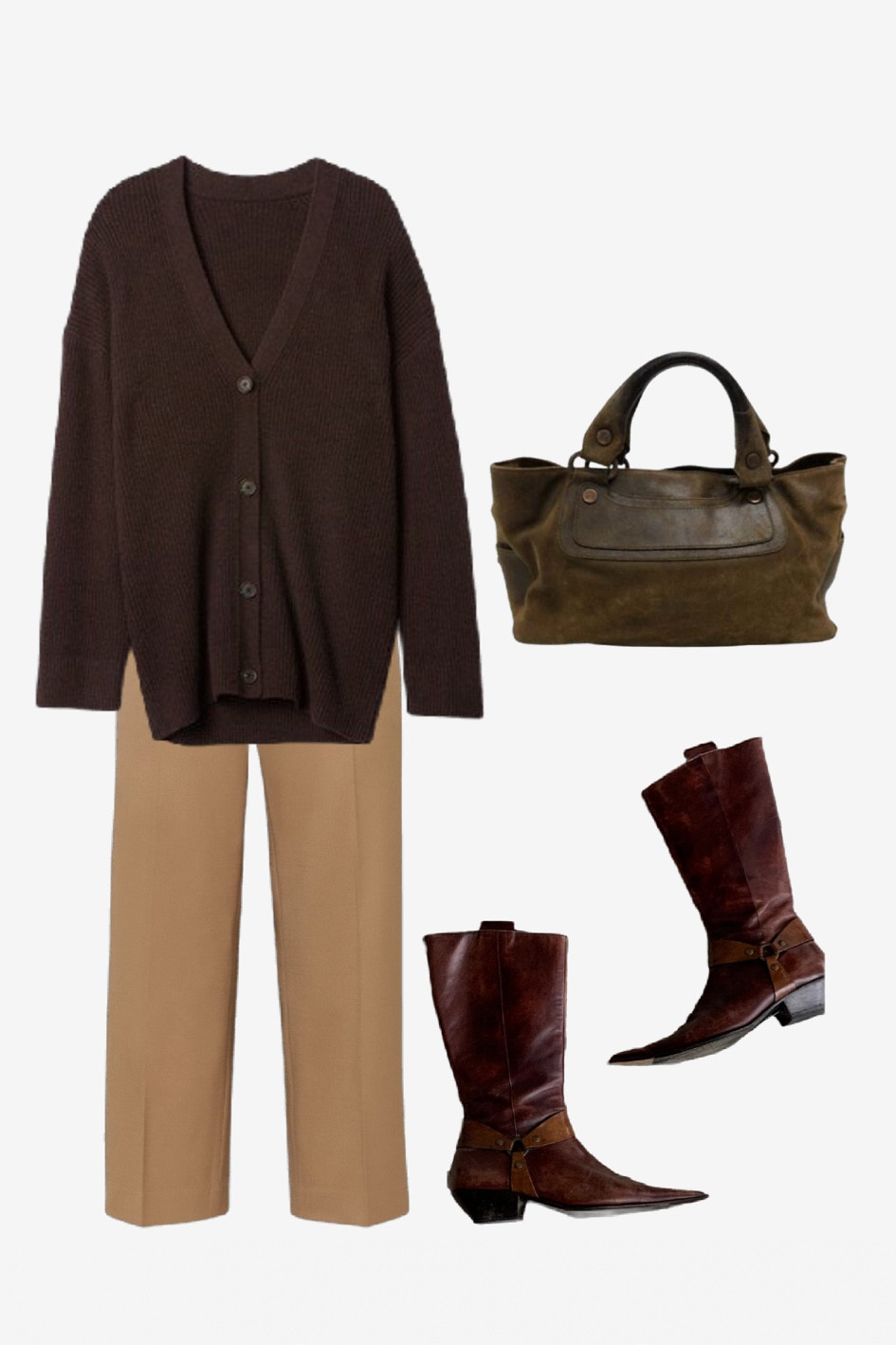 People often get confused with what a monochromatic outfit means. It doesn’t always  mean the same colour in the same tone, tint, or shade from head to toe. It also means combining a single base hue with different shades, tints, and tones of that hue. In this instance the base hue is brown, and I mix different variations of brown throughout.  But of course you can also choose one colour with no variations. 
I’m also mixing old and new, the bag and boots are vintage. 
 •
#falllook #vintageceline  #monochromaticoutfit #torontostylist #StyleOver40  #secondhandFind #fashionstylist #slowfashion #FashionOver40  #MumStyle #genX #genXStyle #shopSecondhand #genXInfluencer #genXblogger #secondhandDesigner #Over40Style #40PlusStyle 


#LTKStyleTip #LTKShoeCrush #LTKOver40