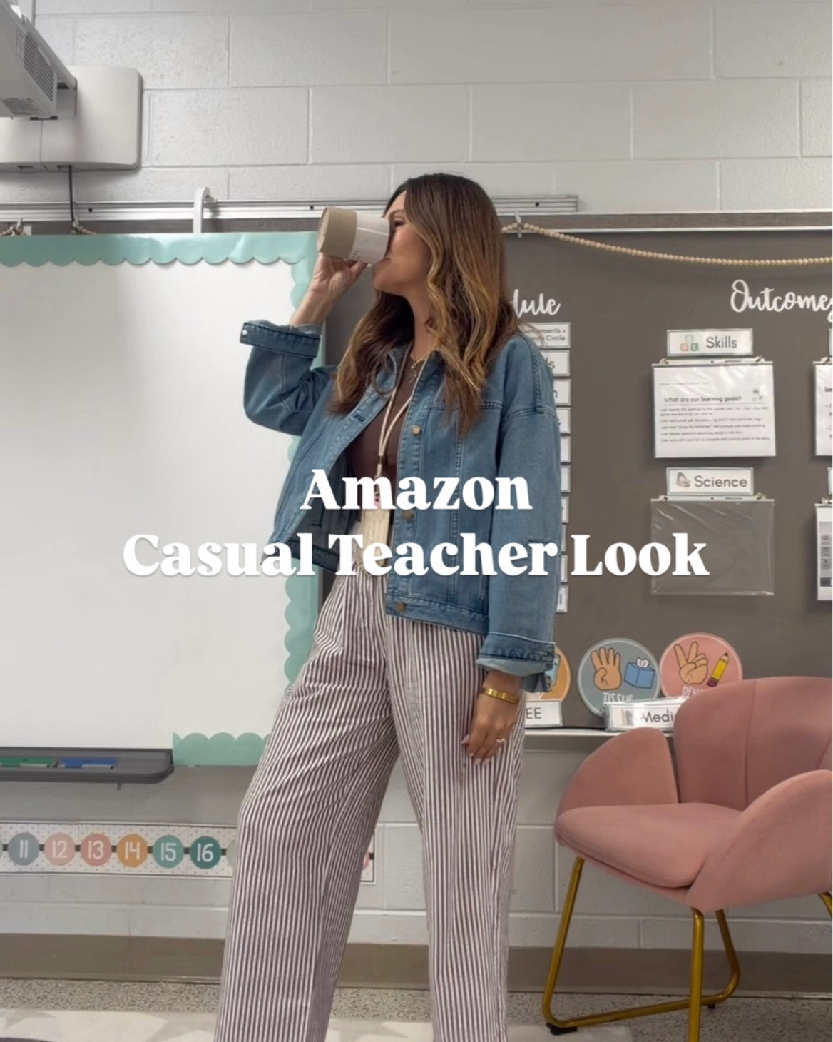 Amazon Casual Teacher Look 🤎✏️

Love these comfy striped pants! So cute with a tee or tank for summer. 

OOTD, teacher outfit

#LTKootd #LTKWorkwear #LTKSeasonal