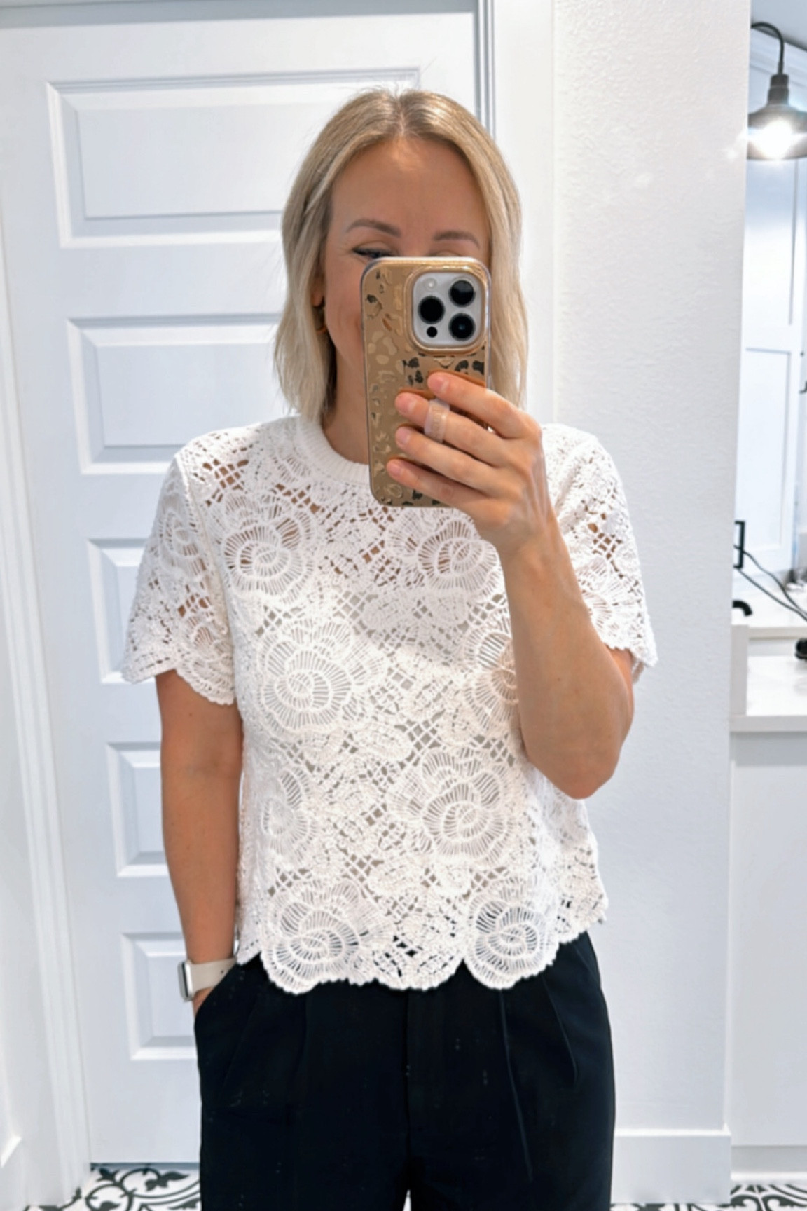 I love this top from Abercrombie! Runs true to size. 

#LTKSeasonal #LTKWorkwear #LTKFindsUnder100