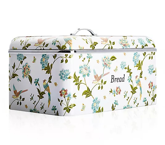 Make Your Selection: Laura Ashley Bread and Baked Goods Storage Bin with Handle | QVC