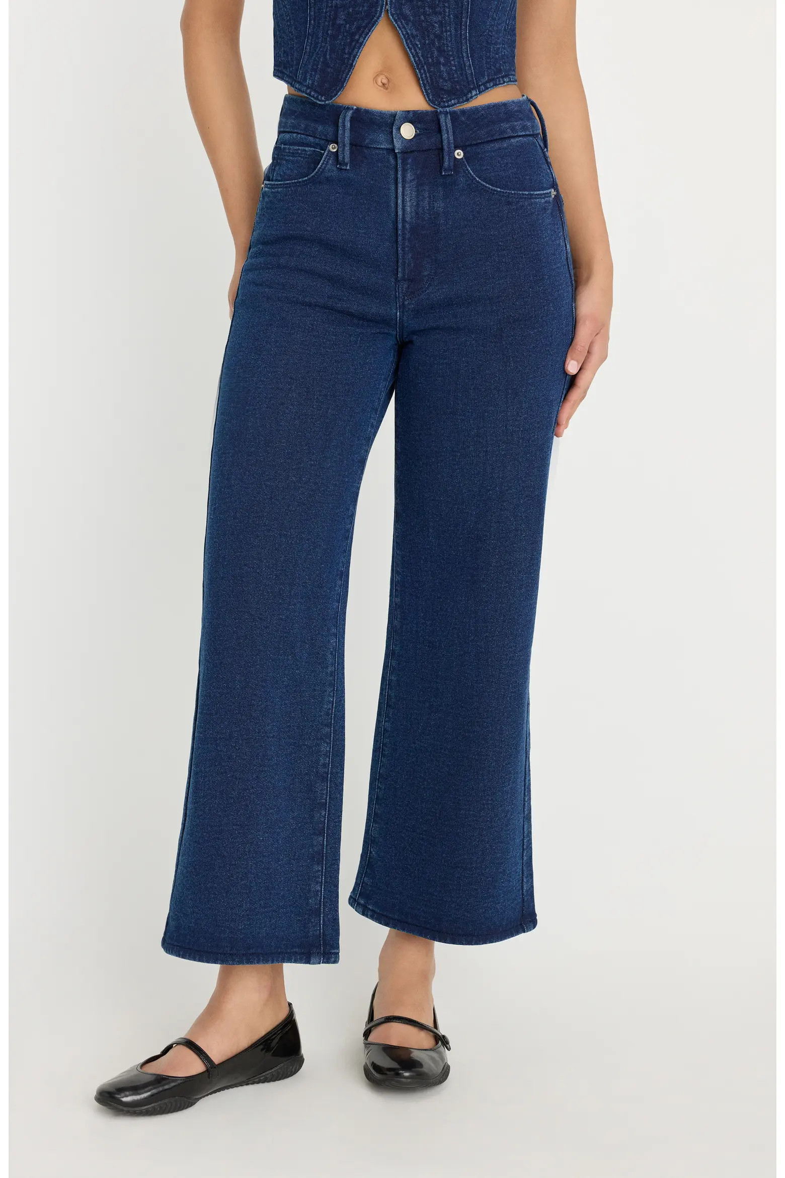 Jeanius Crop Palazzo Jeans (Women) | Nordstrom | Nordstrom