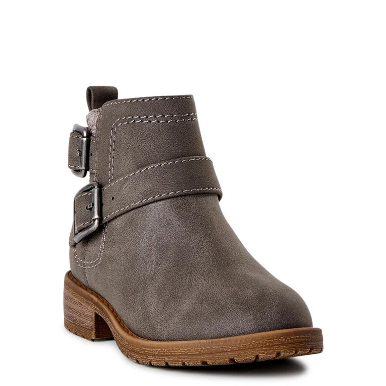 Wonder Nation Toddler Girls Sweater Knit Boots, Sizes 7-12 | Walmart (US)