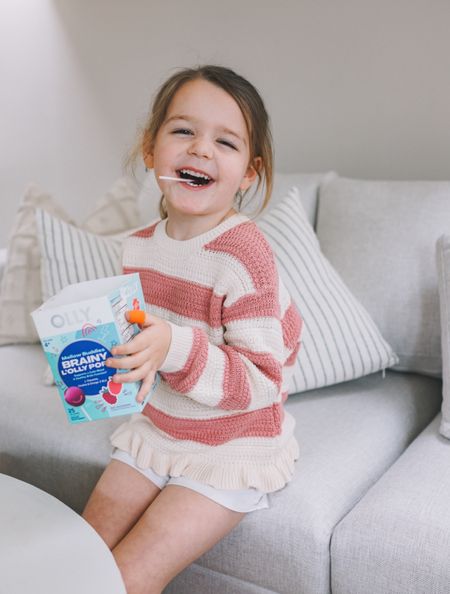 #ad The best part is that they're made by the same company that makes the girls' vitamins, so they're already very comfortable with and love the brand. (Great for parents of picky kids!) They're available at @Target! (For Ages 4+) #Target #TargetPartner #OLLYwellness