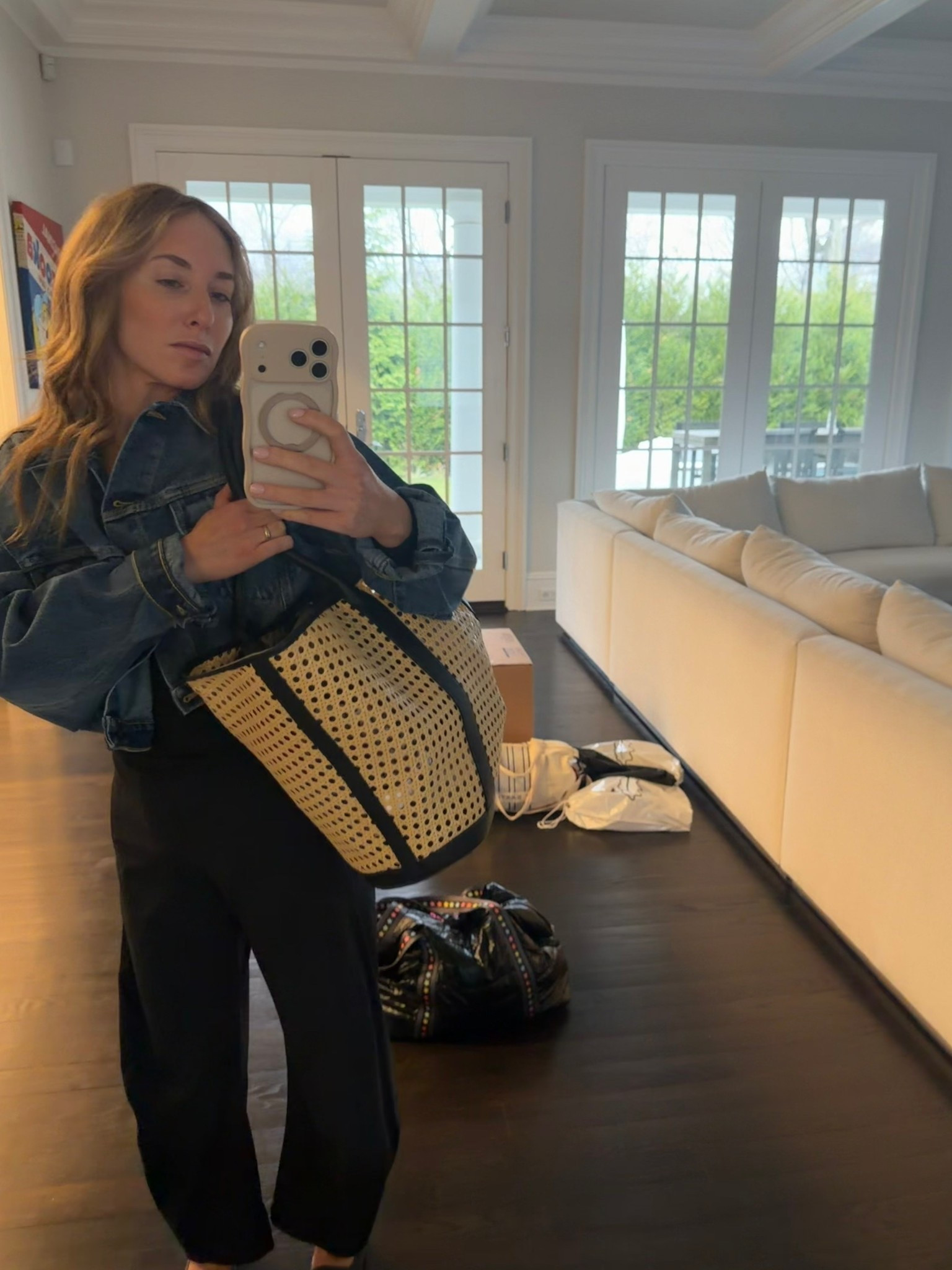 The best pants and travel beach bag. 
