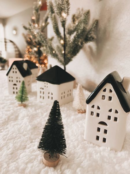 Still in need of a Christmas village that gives those cozy modern vibes? I think I could keep this up all through the winter!

#LTKHoliday #LTKhome #LTKSeasonal