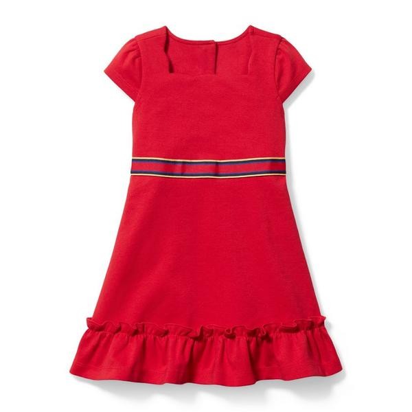 Ruffle Hem Ponte Dress | Janie and Jack