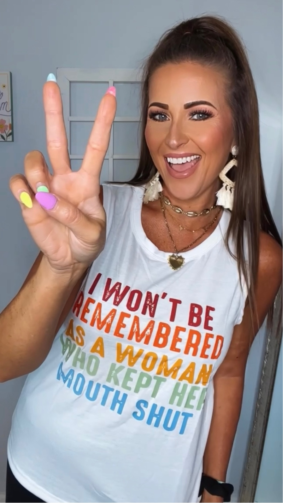 Cute graphic tank top - use code LINZ25 to save 25% at Evaless! 

summer style, summer fashion, summer outfits, summer looks, spring shoes, spring sandals, wedges, summer shoes, summer sandals, belt bag, crossbody bag, crossbody purse, swimwear, bikinis, bathing suits, one piece bathing suit, beach attire, beach looks, beach vacation, wedding guest dress, baby shower dress, amazon fashion, amazon finds, amazon deals, affordable style Walmart fashion Walmart finds #vacationdresses #resortdresses #resortwear #resortfashion #LTKseasonal #rustichomedecor #liketkit #highheels #Itkhome #Itkgifts #springtops #summertops #Itksalealert #LTKRefresh #fedorahats #bodycondresses #sweaterdresses #bodysuits #miniskirts #midiskirts #longskirts #minidresses #mididresses #shortskirts #shortdresses #maxiskirts #maxidresses #watches #camis #croppedcamis #croppedtops #highwaistedshorts #highwaistedskirts #momjeans #momshorts #capris #overalls #overallshorts #distressesshorts #distressedjeans #whiteshorts #contemporary #leggings #blackleggings #bralettes #lacebralettes #clutches #competition #beachbag #totebag #luggage #carryon #blazers #airpodcase #iphonecase #shacket #jacket #sale #workwear #ootd #bohochic #bohodecor #bohofashion #bohemian #contemporarystyle #modern #bohohome #modernhome #homedecor #nordstrom #bestofbeauty #beautymusthaves #beautyfavorites #hairaccessories #fragrance #candles #perfume #jewelry #earrings #studearrings #hoopearrings #simplestyle #aestheticstyle #luxurystyle #strawbags #strawhats #kitchenfinds #amazonfavorites #aesthetics #blushpink #goldjewelry #stackingrings #toryburch #comfystyle #easyfashion #vacationstyle #goldrings #lipliner #lipplumper #lipstick #lipgloss #makeup #blazers # LTKU #StyleYouCanTrust #giftguide #LTKSale #backtowork #LTKGiftGuide #amazonfashion #traveloutfit #familyphotos #trendyfashion #holidayfavorites #LTKseasonal #boots Nordstrom anniversary sale, n sale, Nordstrom sale, fall fashion, fall outfit inspo 

#LTKxNSale #LTKstyletip #LTKBacktoSchool