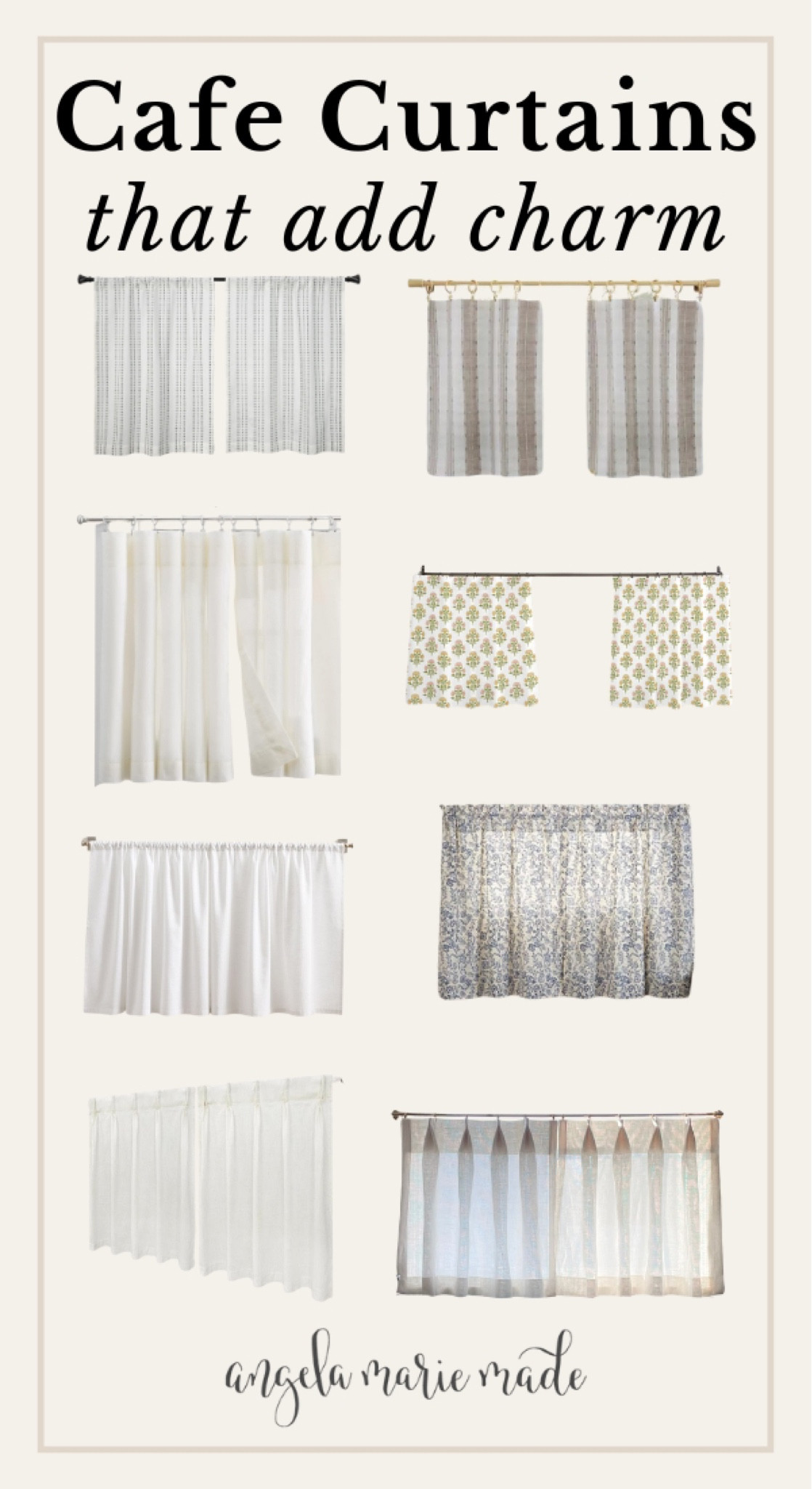 How to hang cafe curtains, cafe curtains, DIY cafe curtain, pleated curtain, short curtain, kitchen curtain

#LTKHome