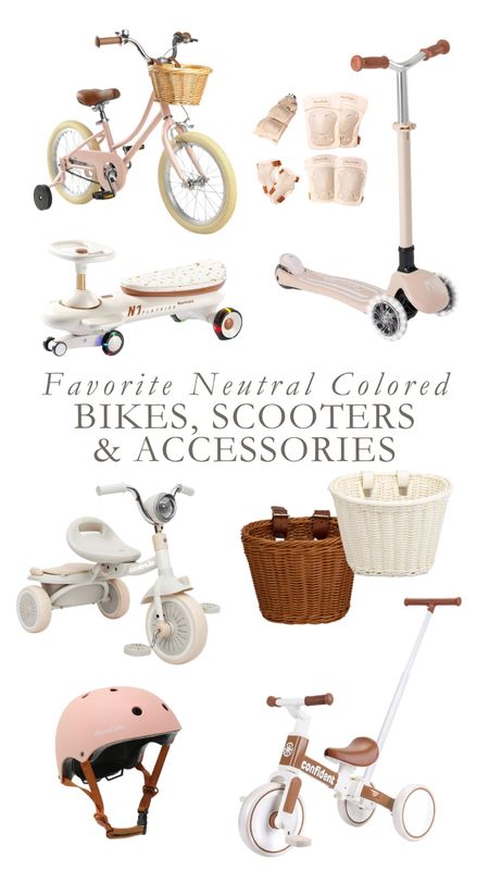 Aesthetically pleasing kids bikes, scooters, wiggle cars and accessories! 

Discover a world of timeless elegance with our collection of neutral-toned bikes, scooters, and accessories. From sleek urban rides to versatile accessories, explore a palette of understated sophistication. Elevate your commute in style with these curated selections from Amazon. #NeutralBikes #ScooterStyle #AmazonFinds #FoundItOnAmazon

#LTKkids #LTKGiftGuide #LTKHolidaySale