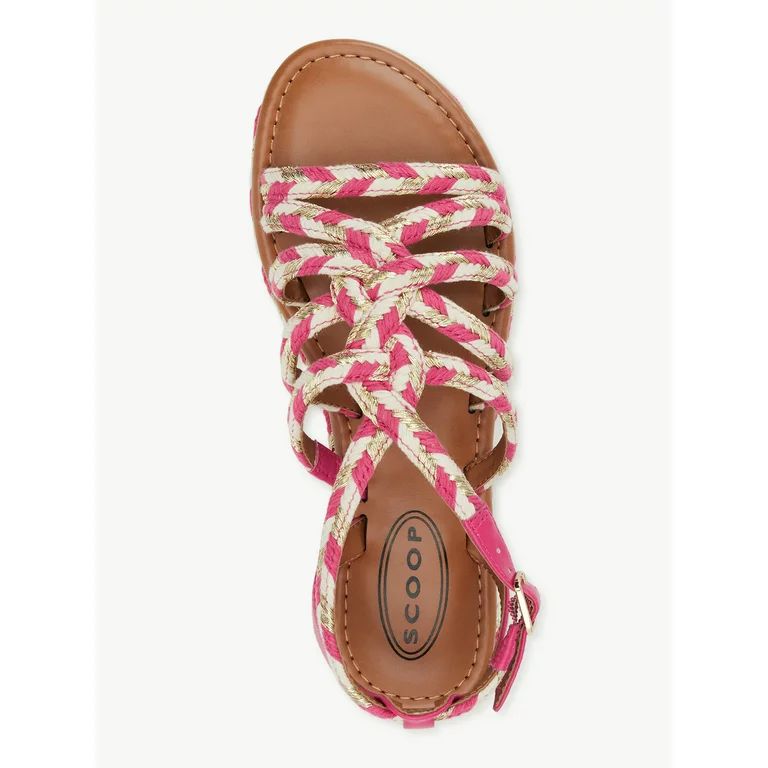 Scoop Women’s Braided Flat Sandals | Walmart (US)