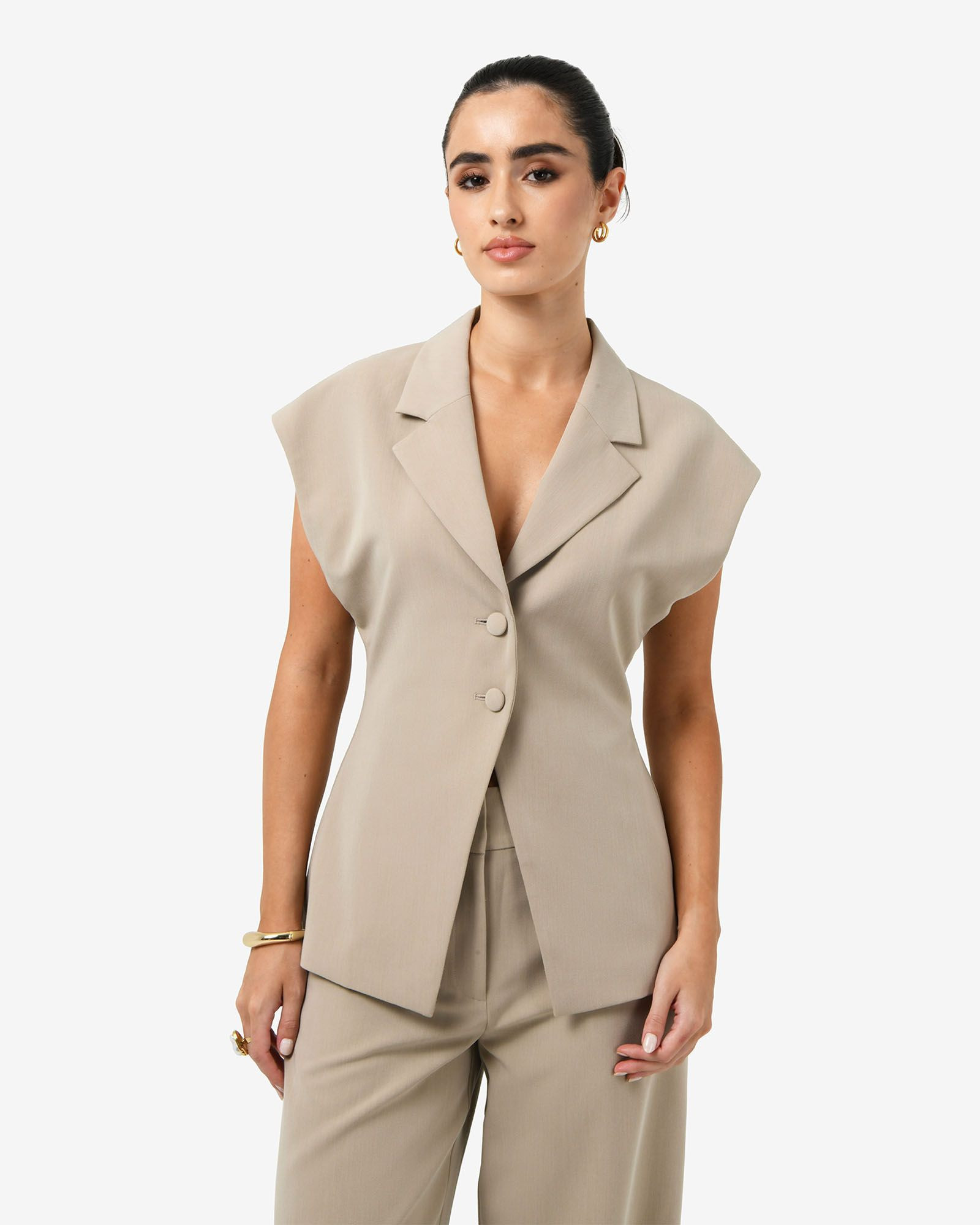 Milton Short Sleeve Blazer | FORCAST