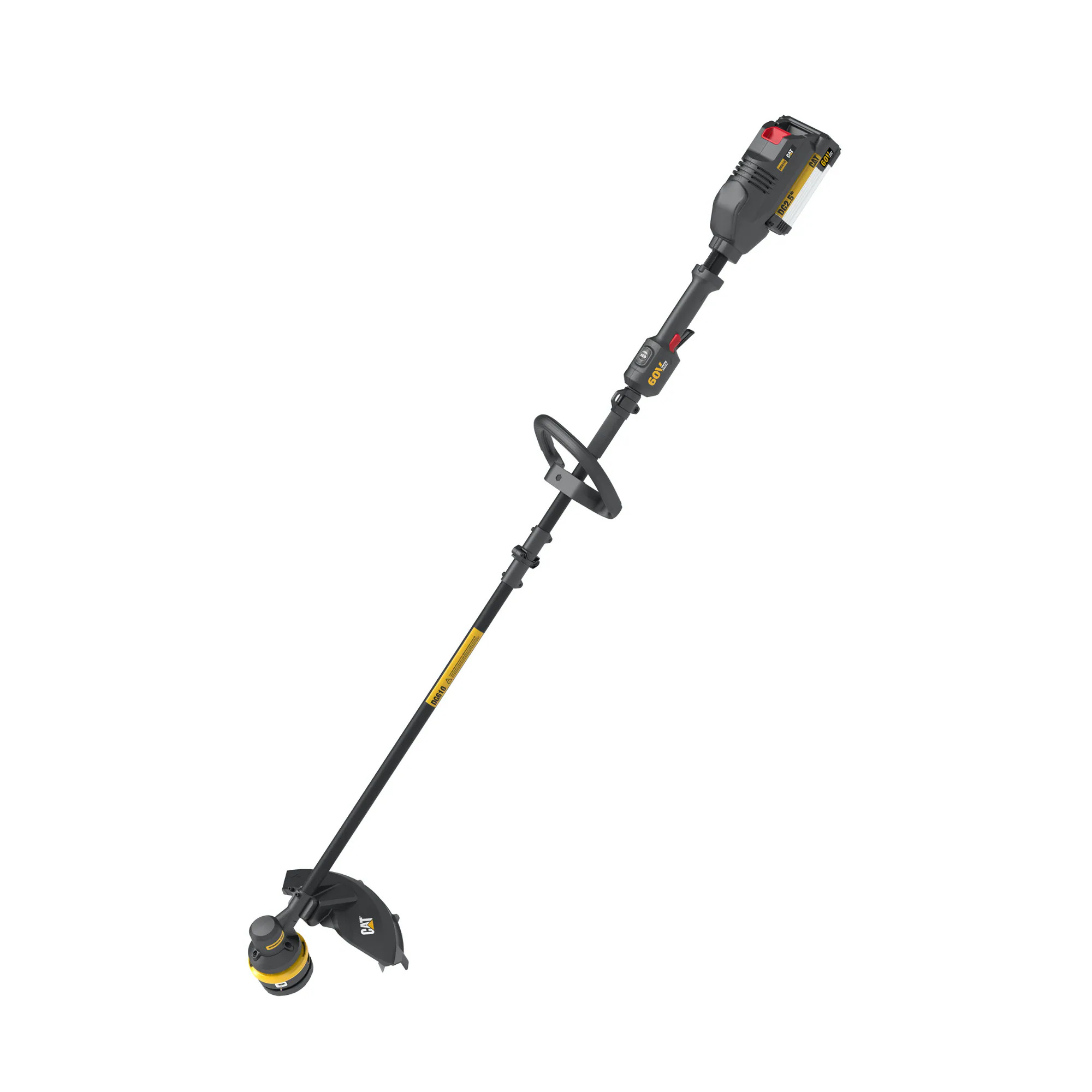 CAT 60-volt max 15-in Straight Shaft Battery String Trimmer 2.5 Ah (Battery Included) (Charger Included) | DG610 | Lowe's