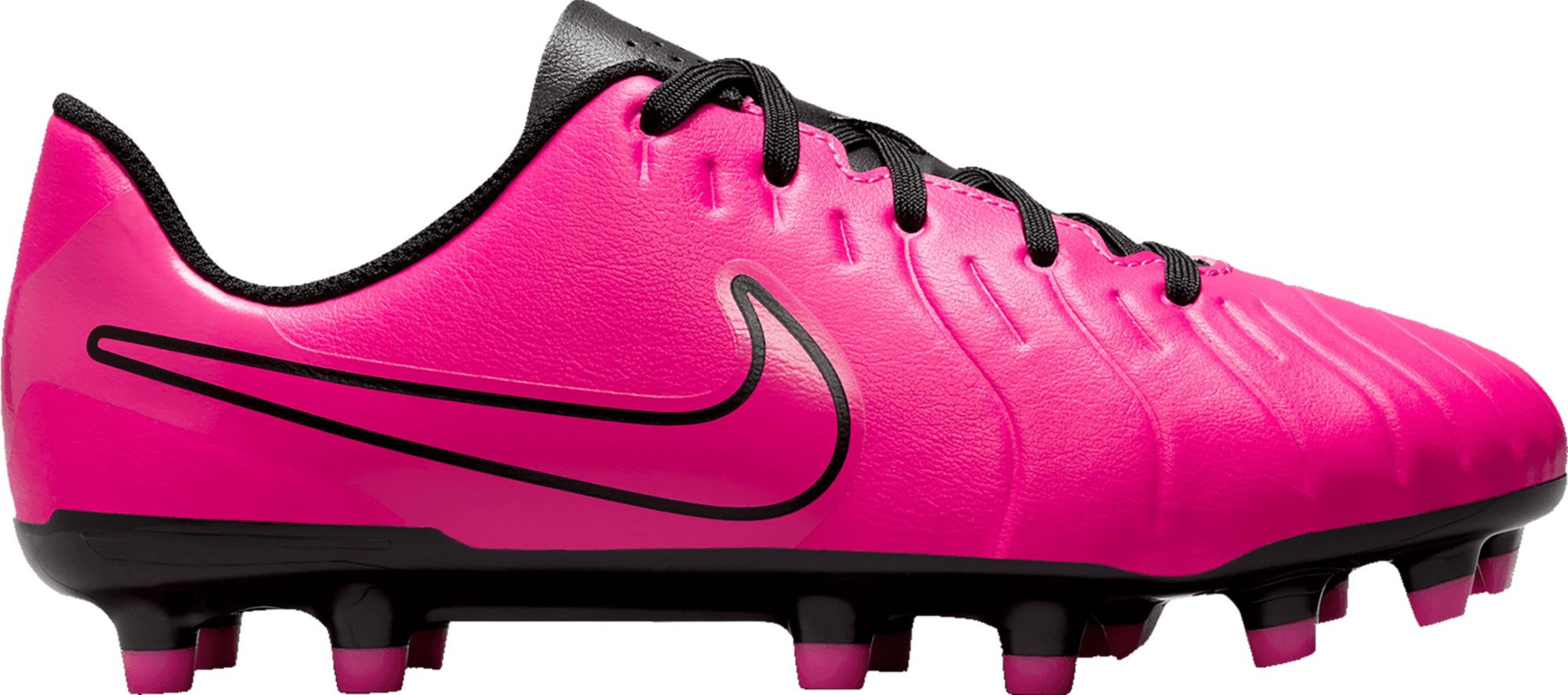 Nike Kids' Tiempo Legend 10 Club FG Soccer Cleats, Size 4, Pink/Black | DICK'S Sporting Goods