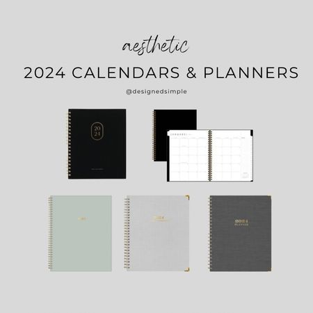 Pretty and practical! Neutral aesthetic 2024 calendars and planners for the new year. 

#LTKsalealert #LTKU #LTKfindsunder50