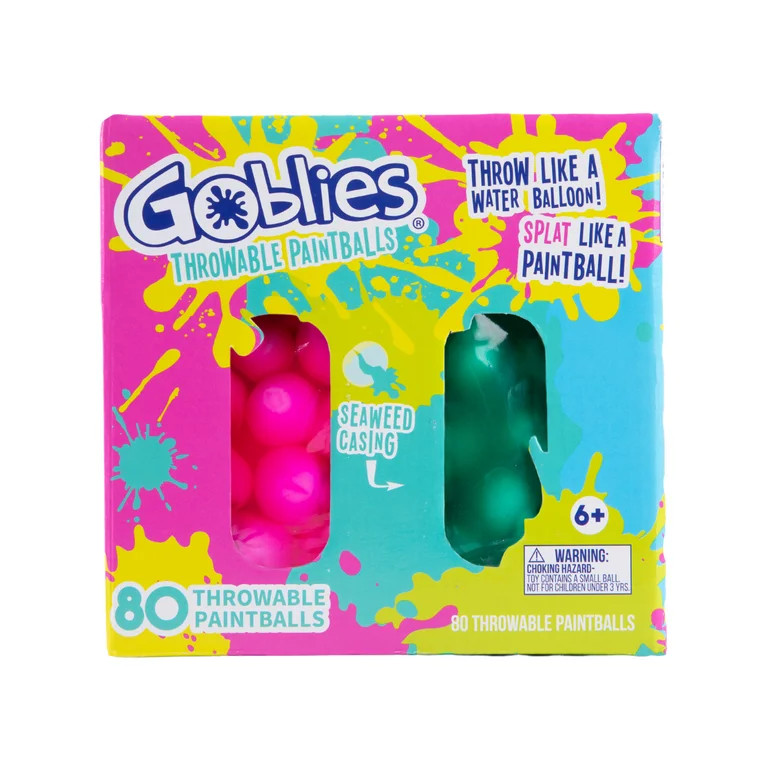Goblies Throwable Paintball Dual Pack | 80 Count | Outdoor Play | Walmart (US)