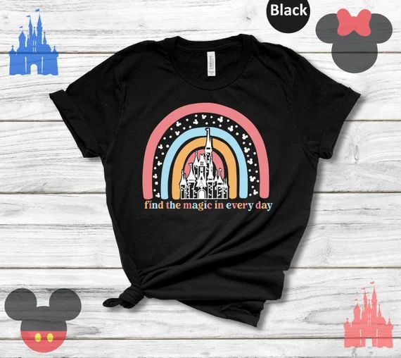 Disney Find the Magic in Every Day Shirt Disney Castle | Etsy | Etsy (US)